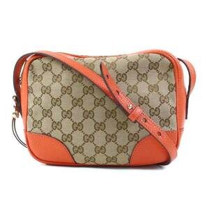 GUCCI Brown Leather Shoulder Bag